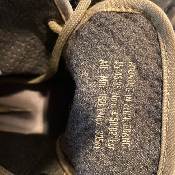 Palladium Cream High-Top Boots with Rugged Sole and Canvas Upper - Picture 5 of 6